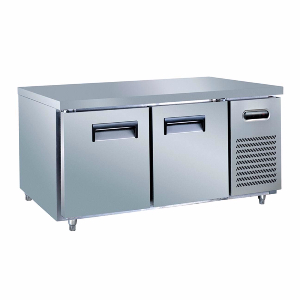 雙門保鮮冷藏工作台冷櫃/廚房冷凍不鏽鋼操作台/不鏽鋼保鮮工作台
