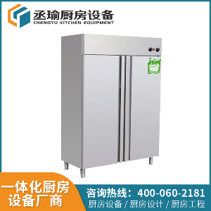 雙門消毒櫃 酒店廚房設備工程 食堂消毒櫃 大容量消毒櫃 家用消毒櫃